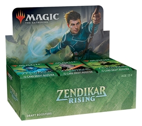 Zendikar Rising - Draft Booster Box Display (36 Booster Pakker) - Magic the Gathering